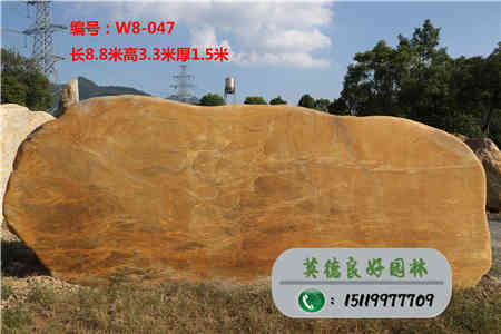 大型黃蠟石批發(fā)景觀石W8-047