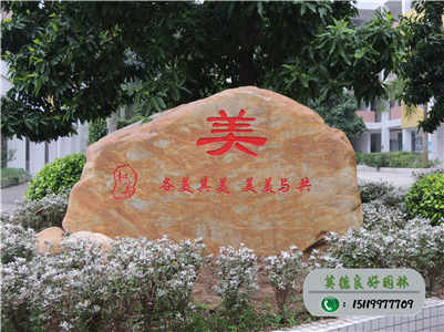 校園黃蠟石--珠海第八中學“美”