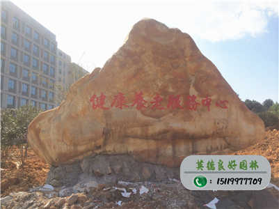 大型黃蠟石--健康養老服務中心