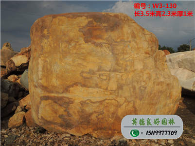 招牌黃蠟石--園林黃蠟石、廣東景觀石批發(fā)w3-130