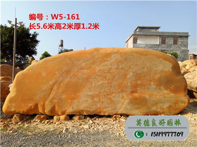 房地產(chǎn)園林石采購、大型黃蠟石廠家批發(fā)W5-161（已售）