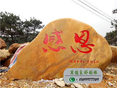感恩有您--重慶龍潭中學八七級三班的校友校訓景觀石